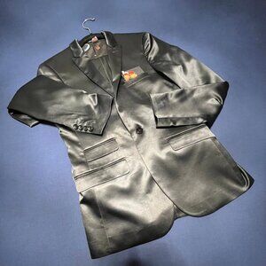 Paisley&Gray Sz W34/32L 2-Piece Black Mens Suit